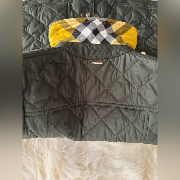 BURBERRY WESTBRIDGE GREEN QUILTED JACKET SZ XS - Picture 5 of 10